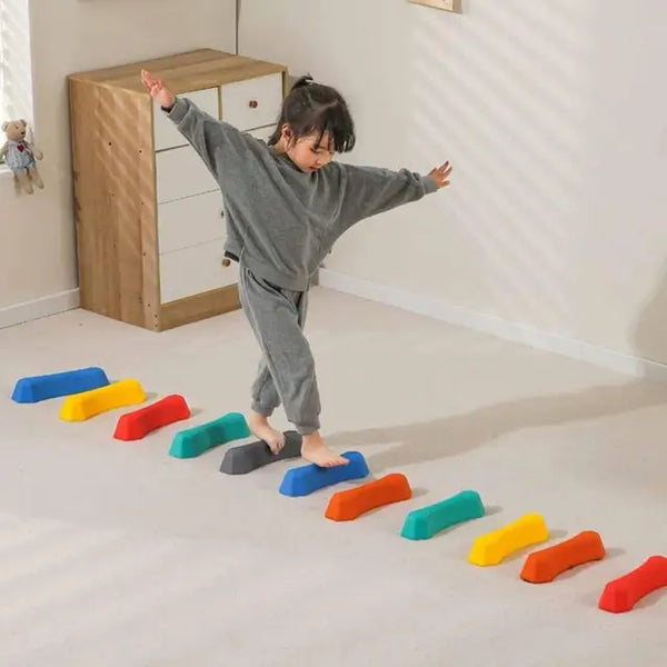 Non-slip Textured Sensory Stepping Stones For Kids Portable Obstacle