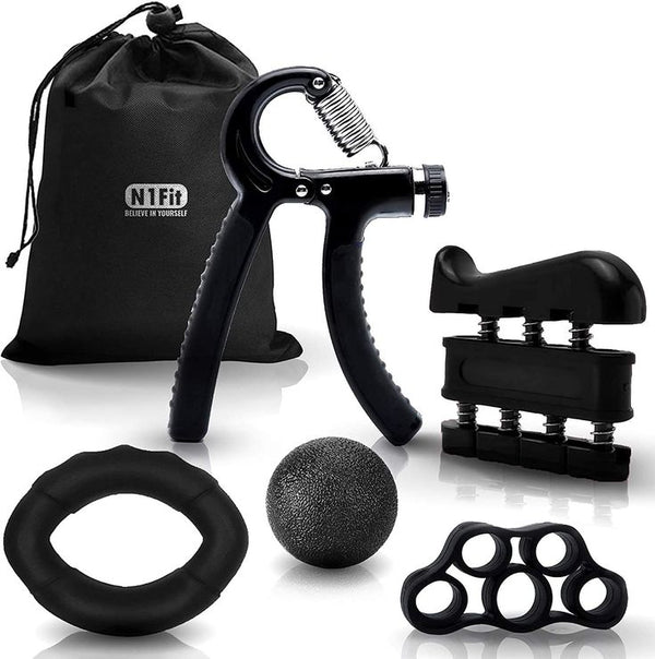 6 PCS Hand Grip Strengthener Kit